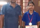 राधा सिंह का राज्य स्तरीय बैडमिंटन प्रतियोगिता के लिए चयन  क्षेत्र में खुशी की लहर 