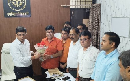 राहुल कुमार चतुर्वेदी बने मिनिस्ट्रीयल कलेक्ट्रेट कर्मचारी संघ गोरखपुर के मंडल अध्यक्ष
