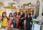 पूर्व माध्यमिक विद्यालय में धूमधाम से मनाया गया नवरात्रि पर्व