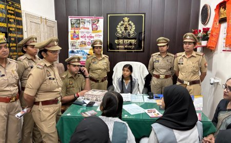 थाना प्रभारी बनी तेजस्वी,खाकी को करीब से देखा तो डर की जगह चेहरे पर दिखी मुस्कान
