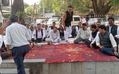 तहसील में ग्राम न्यायालय की स्थापना नहीं तो भाजपा को मतदान नहीं 