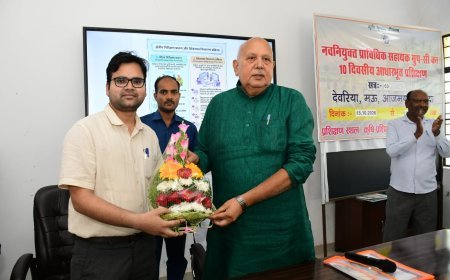 कृषि मंत्री सूर्य प्रताप शाही ने नवनियुक्त प्राविधिक सहायकों को किया संबोधित